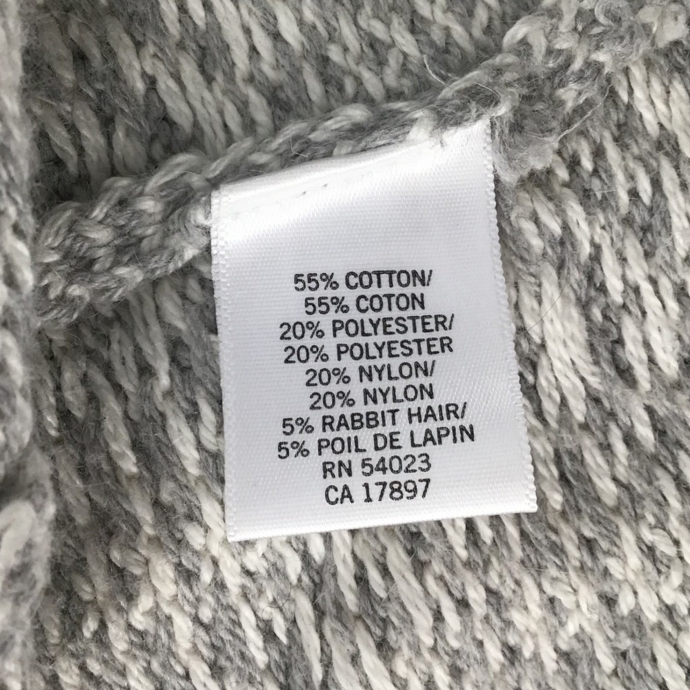 Banana Republic Women Cream Fair Isle Short Sleeve Belted Cardigan Sweater Small - Picture 5 of 7